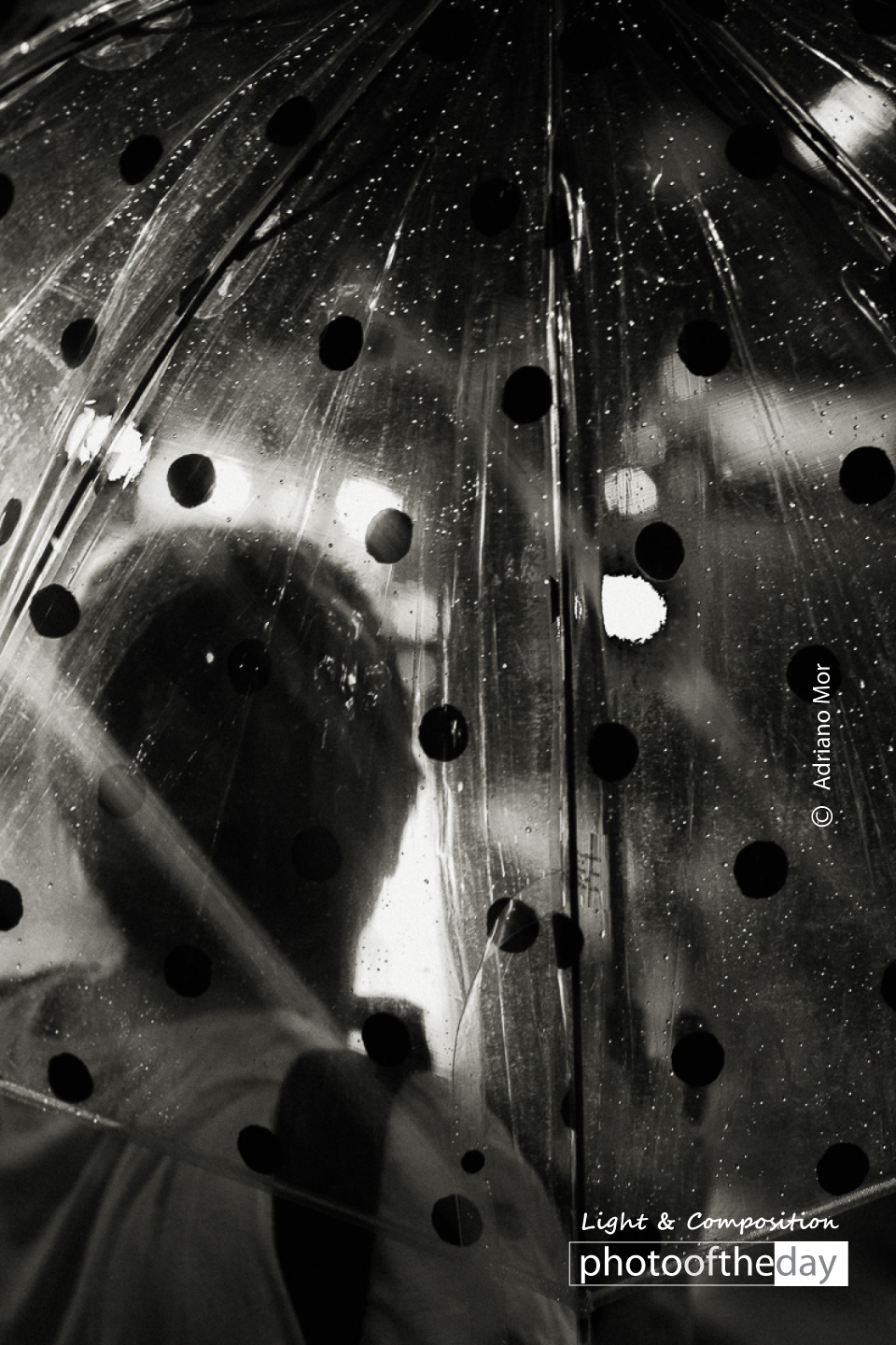 Crossing the Street on a Rainy Day by Adriano Mor - Photojournalism, Art Photography, Black and White Photography, Street Photography, Photography Education