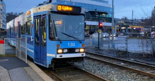 Tram To Ljabru by Suraj Krishnamurthy Cheemangala - Photojournalism, Photography, Black and White Photography, Art Photography, Travel Photography