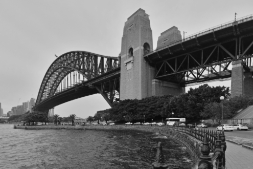 Harbour Bridge 2 by Leanne Lindsay - Photojournalism, Black and White Photography, Photography Awards, Art Photography, Online Photography Courses