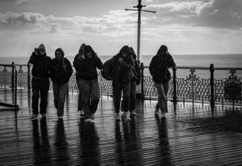 A Very Brighton Spring by Daz Hamadi - Photo of the Day, Photojournalism, Photography, Black and White Photography, Daz Hamadi