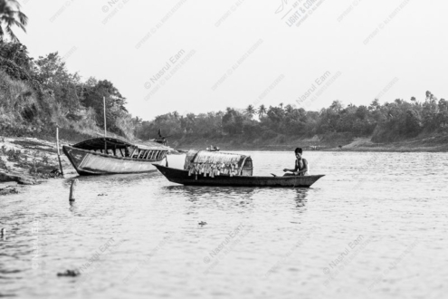 The Young Boatman on the River