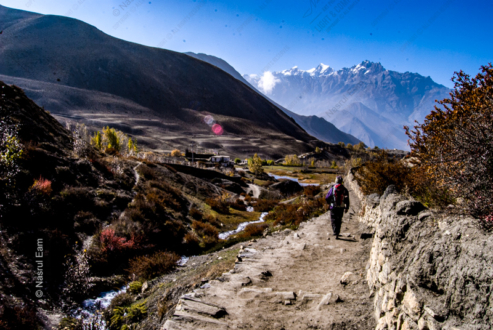 Autumn Ascent: A Solitary Journey in the Himalayas - Fine Art Photography Prints, Limited Edition Photography, Giclée Prints, Himalayan Photography, Luxury Photography Art