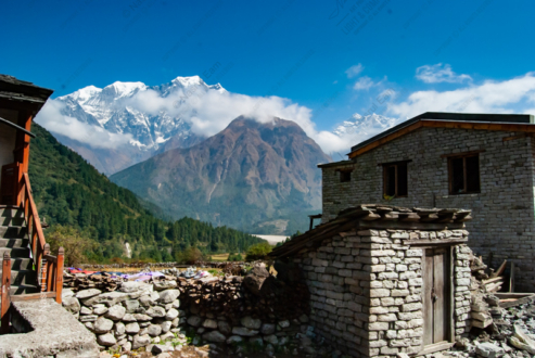 Himalayan Hamlet - Fine Art Photography Prints, Limited Edition Photography Art, Luxury Photography Art, Himalayan Photography, Giclée Prints