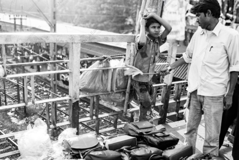 The Bag Sellers, Railway Overpass