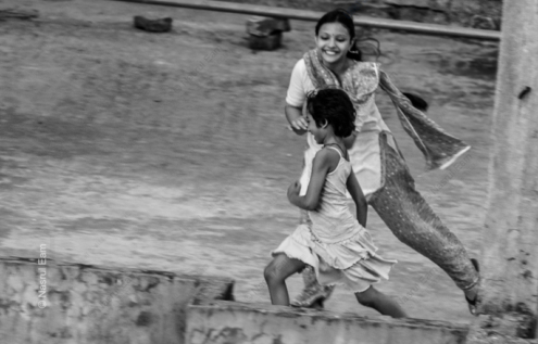 Chase Across Concrete - Fine Art Photography Print, Limited Edition Photography, Giclée Print,  Monochrome Photography,  Art Photography Investment