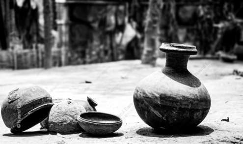 Still Life with Clay Vessels - Fine Art Photography Print, Limited Edition Photography, Still Life Photography, Black and White Photography,  Museum-Quality Prints
