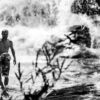 Figures in the Rushing Water