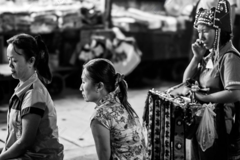 Market Women in Contemplation - Fine Art Photography Print, Limited Edition Photography, Museum-Quality Photography, Art Photography for Collectors, Black and White Photography