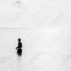 Figure in the White Sea - Fine Art Photography Prints, Limited Edition Photography, Museum-Quality Photography, Luxury Photography Art, Contemporary Art Photography