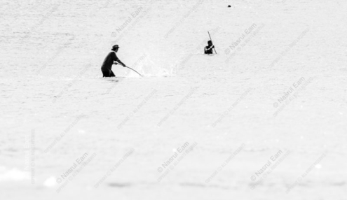 Two Harvesters in the Shallows - Fine Art Photography Print, Limited Edition Photography, Giclée Print, Museum-Quality Photography, Contemporary Art Photography