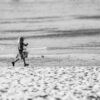 A Child's Run Along the Shoreline - Fine Art Photography Print, Limited Edition Photography, Giclée Print, Black and White Photography, Art Photography for Sale