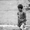 Child Wading Through the Wet Fields - Fine Art Photography Print, Limited Edition Photography, Giclée Print, Black and White Photography,  Art Photography Investment