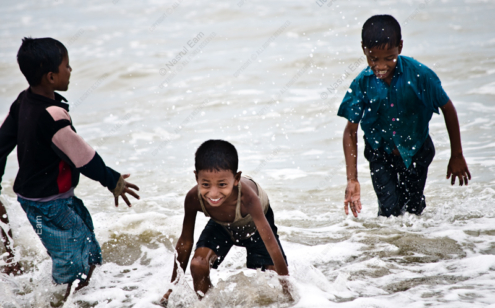 Ocean's Embrace: Children of the Coast - Fine Art Photography Prints, Limited Edition Photography Art, Giclée Prints,  Ocean Photography, Children Photography