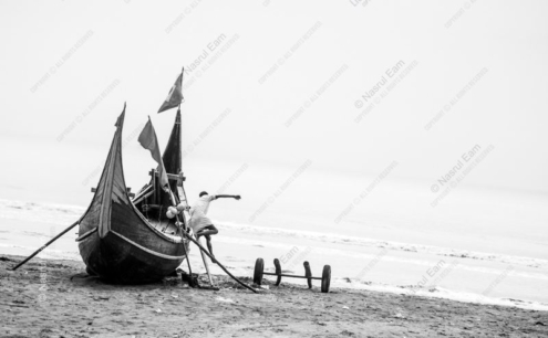 The Boatman at the Water's Edge - Fine Art Photography Prints, Limited Edition Photography, Giclée Prints,  Museum-Quality Photography,  Art Photography for Sale