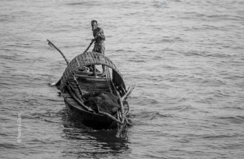 Solitary Fisherman on the River - Fine Art Photography Prints, Limited Edition Photography,  Museum-Quality Photography, Art Photography Prints,  Fine Art Photography