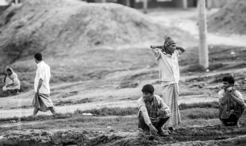 Resting Laborers - Fine Art Photography Prints, Limited Edition Photography, Museum-Quality Photography, Art Photography Prints, Collector Photography