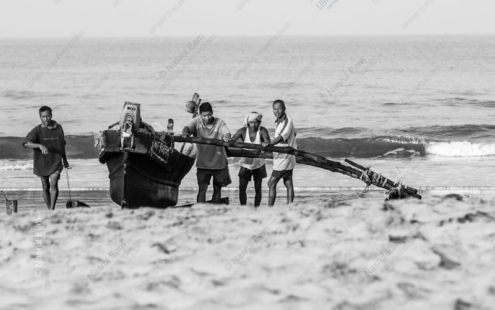 Fishermen at the Shoreline - Fine Art Photography Print, Limited Edition Photography, Giclée Print, Documentary Photography,  Art Photography for Sale