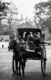 The Young Drivers of the City Carriage - Fine Art Photography Print, Limited Edition Photography, Black and White Photography, Documentary Photography, Giclée Print