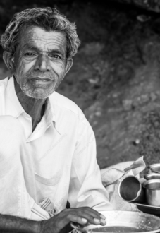 Vendor's Gaze - Fine Art Photography Print, Limited Edition Print, Monochrome Photography, Portrait Photography, Art Photography for Sale