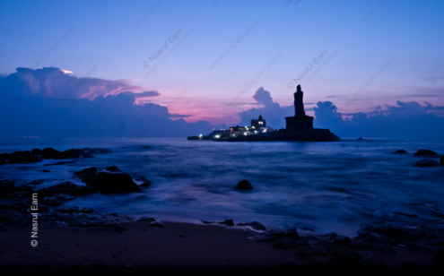 Vivekananda Rock Memorial at Dawn - Fine Art Photography Print, Limited Edition Photography, Luxury Photography Art, Photography Art Collection, Fine Art Prints