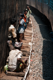Trackside Reverie - Fine Art Photography Prints, Limited Edition Photography, Photography for Art Collectors, Museum-Quality Photography, Contemporary Art Photography