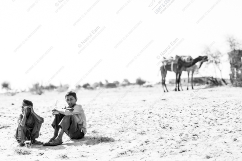 Desert Pause - Fine Art Photography Print, Limited Edition Photography, Museum-Quality Artwork, Photography for Collectors, Monochrome Photography