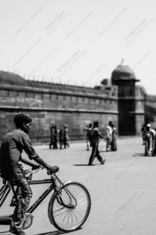 Cycle at the Gate - Fine Art Photography Prints, Limited Edition Photography, Museum-Quality Photography, Luxury Photography Art, Photography for Collectors