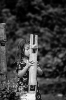 Girl with Bamboo Flute - Fine Art Photography Print, Limited Edition Photography, Museum-Quality Photography, Photography Art for Sale,  Fine Art Prints