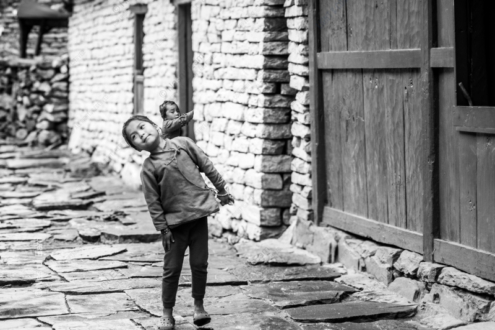 Mountain Path Curiosity - Fine Art Photography Print, Limited Edition Photography, Giclée Print,  Museum-Quality Photography,  Child Photography