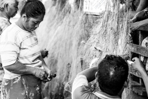 The Net Menders - Fine Art Photography Print, Limited Edition Photography, Black and White Photography,  Documentary Photography,  Art Photography for Sale