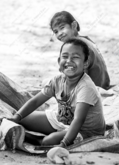 The Smiling Child on the Shore - Fine Art Photography Prints, Limited Edition Photography, Giclée Prints,  High-End Photography Art, Art Photography Investment