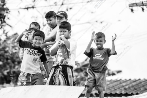 A Boisterous Gathering of Boys - Fine Art Photography Print, Limited Edition Print, Black and White Photography, Documentary Photography, Museum-Quality Print