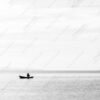 The Solitary Boatman on a Silver Sea - Fine Art Photography Prints, Limited Edition Photography, Museum-Quality Photography, Luxury Photography Art, Art Photography for Sale