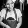 The Smiling Cook at Her Board - Fine Art Photography Print, Limited Edition Photography, Giclée Print, Black and White Photography, Art Photography for Sale