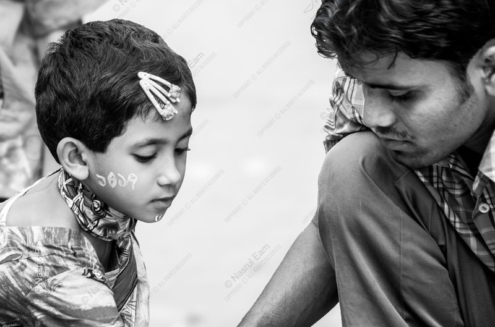 The Scribe and the Child - Fine Art Photography Print, Limited Edition Photography, Giclée Print, Documentary Photography, Black and White Photography