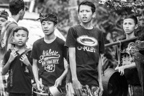 Four Boys in a Ceremonial Procession - Fine Art Photography Print, Limited Edition Photography, Documentary Photography, Black and White Photography,  Art Photography Print