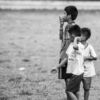 Three Boys in an Open Field - Fine Art Photography Print, Limited Edition Photography, Monochrome Photography,  Giclée Print,  Boys Photography
