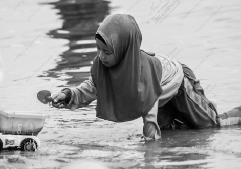 Child at Play, Shallow Waters - Fine Art Photography Print, Limited Edition Photography, Museum-Quality Photography,  Fine Art Photography, Photography Prints for Collectors