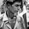 Beneath the Cloth: A Laborer's Portrait - Fine Art Photography Print, Limited Edition Photography, Monochrome Portrait, Art Photography for Sale, Luxury Photography Art