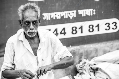 His Weathered Face - Fine Art Photography Print, Limited Edition Photography, Monochrome Photography, Street Photography, Art Photography for Sale