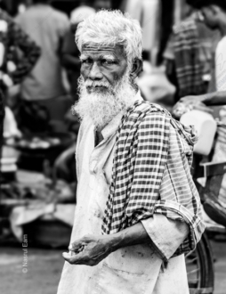 Elder in the Marketplace - Fine Art Photography Print, Limited Edition Print, Monochrome Photography, Black and White Photography, Art Photography