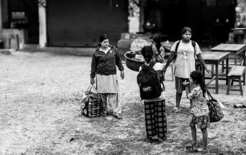 Gathering at the Crossroads - Fine Art Photography Prints, Limited Edition Photography, Museum-Quality Artwork, Photography for Collectors, Monochrome Photography