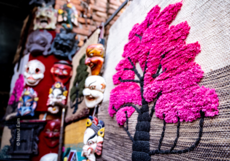 Fuchsia Bloom and Whispers of the Past - Fine Art Photography Prints, Limited Edition Photography, Luxury Photography Art, Museum-Quality Photography, Art Photography for Collectors