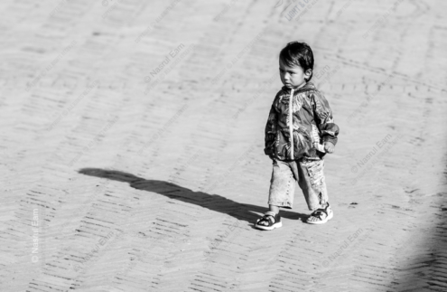 Small Steps on a Brick Path - Fine Art Photography Print, Limited Edition Print, Giclée Print, Monochrome Photography, Art Photography for Sale