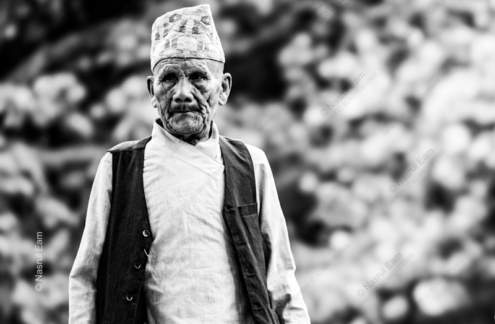 Topi-Clad Elder - Fine Art Photography Print, Limited Edition Photography, Black and White Portrait, Museum-Quality Photography, Art Photography for Sale