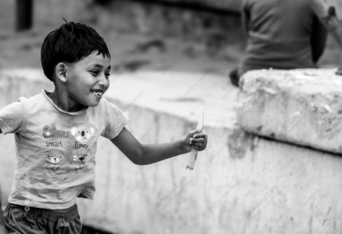 Boy with a Stick - Fine Art Photography Print, Limited Edition Photography, Giclée Print,  Art Photography,  Humanist Photography