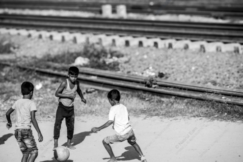 In a Game of Soccer - Fine Art Photography Prints, Limited Edition Prints, Giclée Photography,  Art Photography Investment, Monochrome Photography