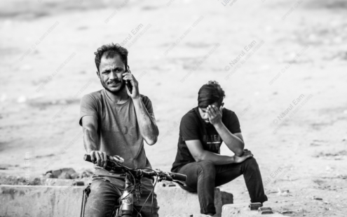 Conversation by the Roadside - Fine Art Photography Print, Limited Edition Photography, Monochrome Photography, Giclée Print, Art Photography Investment