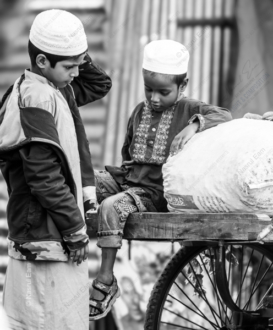 Brothers by the Cart - Fine Art Photography Print, Limited Edition Photography, Giclée Print, Art Photography Investment, Fine Art Photography
