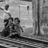 Children on the Tracks - Fine Art Photography Print, Limited Edition Print,  Museum-Quality Photography, Art Photography for Sale, Photography Collectors
